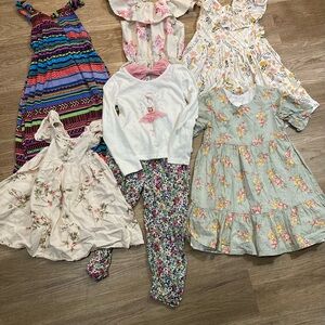 Little Girls Bundle Floral and Patterned Girls' Dress Collection